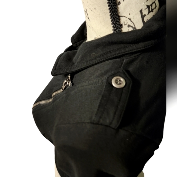 Mudd Asymmetrical Moto Jacket - Picture 6 of 7